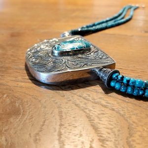 Item 184NT Turquoise with Silver pendant
