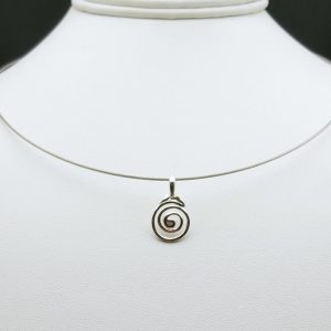 Item 108SP little swirl pendant
