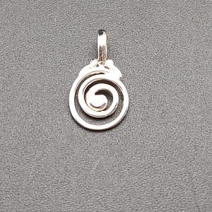 Item 108SP little swirl pendant