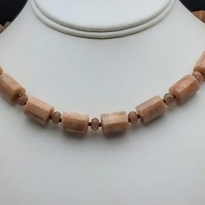 Item 242NM Peach & Chocolate Moonstone