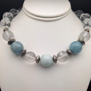 284NA Aquamarine/Quartz