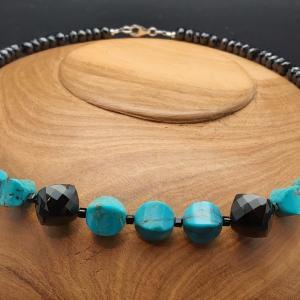 Item 303NT Turquoise/Black Spinel