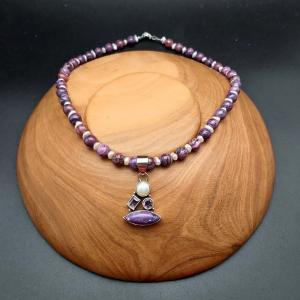 Item 327NC Purple Crazy Lace Agate