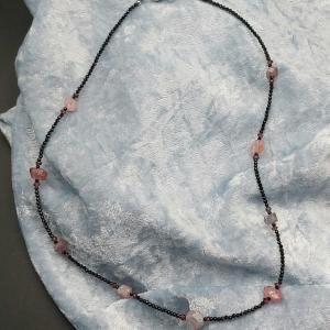 Item 350NS Black and Pink Spinel