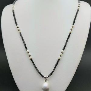 Item 376NS Spinel with Freshwater Pearl