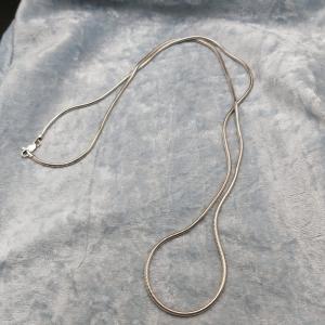Item 118SN Silver Snake necklace