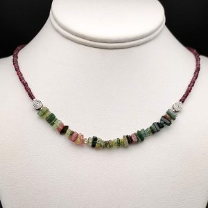 Item 546NT Tourmaline/Rhodolite Garnet