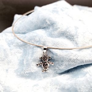 Item 128SP Silver pendant “Funny girl”