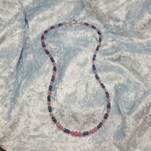 Item 580NS Blue Sapphire/Pink Spinel