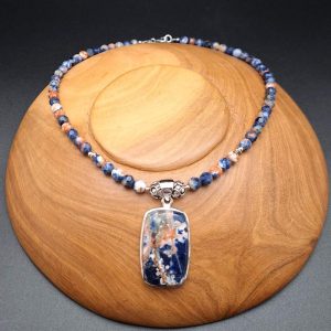 Item 589NS Orange Sodalite