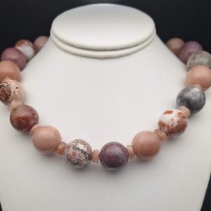Item 618NO Ocean Jasper/Peach Moonstone