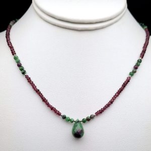 Item 637NR Ruby in Zoisite/Rhodolited Garnet