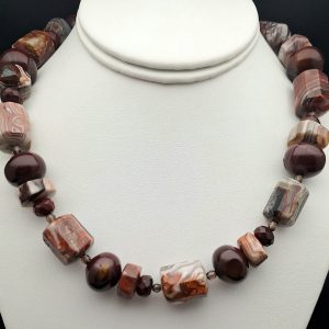 Item 665NC Crazy lace Agate/Mookaite