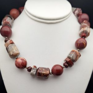 Item 667NC Crazy lace agate/Mookaite
