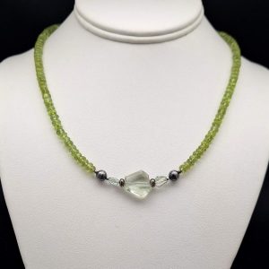 Item 690NP Peridot/Green Amthyst