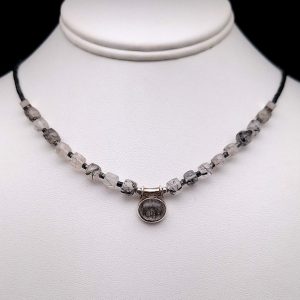 Item 695NH Hematite/Tourmaline Quartz